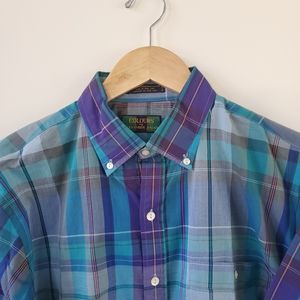 Plaid Button-down